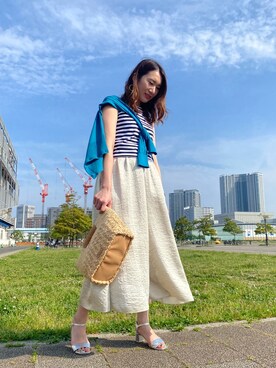 Yuuki Endoさん（レディース・155cm）の春コーディネート