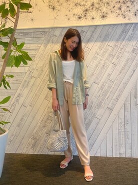 Yuuki Endoさん（レディース・155cm）の春コーディネート