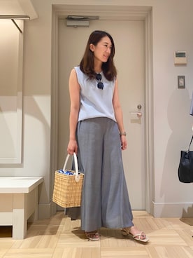 Yuuki Endoさん（レディース・155cm）の夏コーディネート