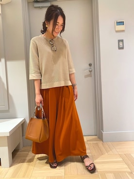 Yuuki Endoさん（レディース・155cm）の夏コーディネート