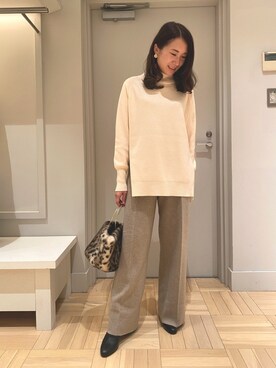 Yuuki Endoさん（レディース・155cm）の冬コーディネート