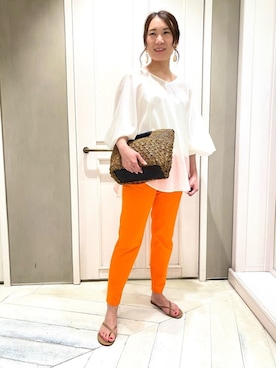 Yuuki Endoさん（レディース・155cm）の春コーディネート