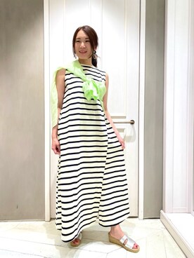 「Calzanor（カルザノール）のアイテム」を使った、Yuuki Endoさん（レディース・155cm）の春コーディネート