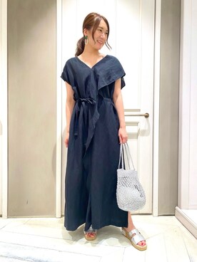 「Calzanor（カルザノール）のアイテム」を使った、Yuuki Endoさん（レディース・155cm）の夏コーディネート