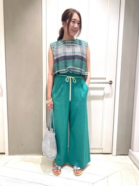 Yuuki Endoさん(レディース・155cm)の夏コーディネート