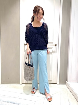 Yuuki Endoさん（レディース・155cm）の夏コーディネート