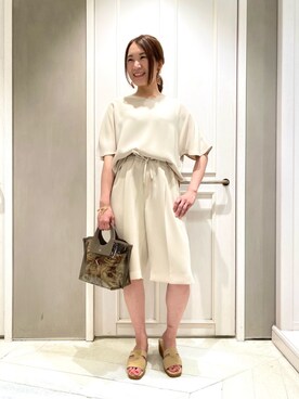 Yuuki Endoさん（レディース・155cm）の夏コーディネート