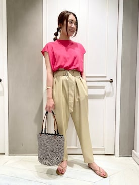 Yuuki Endoさん（レディース・155cm）の夏コーディネート