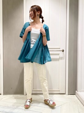 Yuuki Endoさん（レディース・155cm）の夏コーディネート