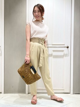 Yuuki Endoさん（レディース・155cm）の夏コーディネート