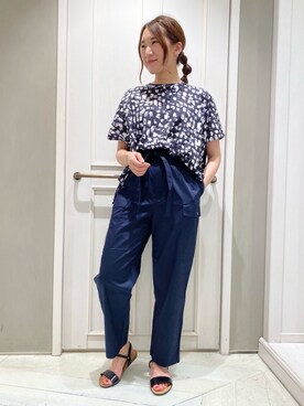 Yuuki Endoさん（レディース・155cm）の夏コーディネート