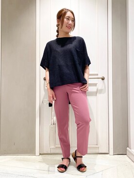 Yuuki Endoさん（レディース・155cm）の夏コーディネート