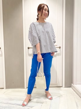 「ボーター」｜Yuuki Endoさん（レディース・155cm）の夏コーディネート