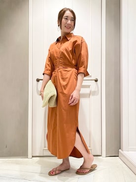 Yuuki Endoさん（レディース・155cm）の夏コーディネート