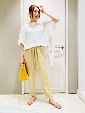 Yuuki Endoさん（レディース・155cm）の夏コーディネート