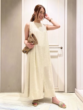 「NE QUITTEZ PAS!（ヌキテパ）のアイテム（シューズ）」を使った、Yuuki Endoさん（レディース・155cm）の夏コーディネート