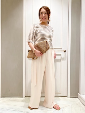 Yuuki Endoさん（レディース・155cm）の夏コーディネート