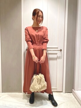 Yuuki Endoさん（レディース・155cm）の秋コーディネート