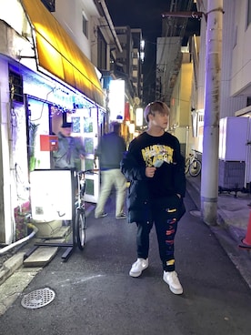 「STYLE」｜「アイテム（その他アウター）」を使った、zerocoxoさん（メンズ・172cm）の冬コーディネート