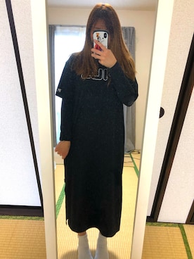 「FILA（フィラ）のアイテム（ワンピース/ドレス）」を使った、くうちやんさん（レディース・159cm）の春コーディネート