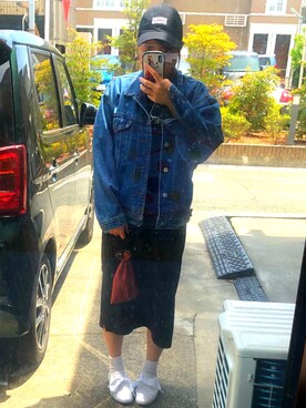 「FILA（フィラ）のアイテム（ワンピース/ドレス）」を使った、くうちやんさん（レディース・159cm）の春コーディネート