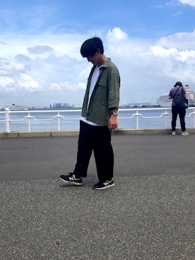 ちゃむさん（メンズ・170cm）の夏コーディネート