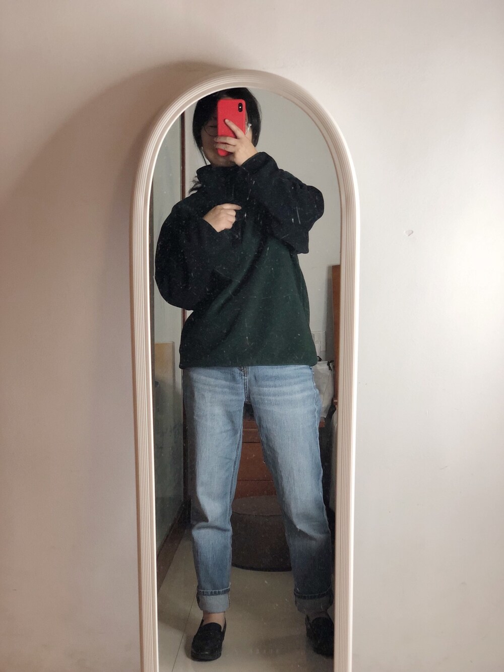 「ootd」｜「GUのアイテム（トップス、その他）」を使った、小个子Wnaさん（レディース・155cm）の秋コーディネートの1枚目の写真