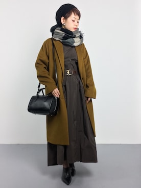 「coca（coca）（コカ）のアイテム（帽子）」を使った、yukiさん（レディース・152cm）の冬コーディネート