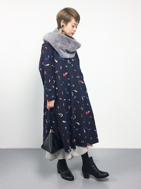 yukiさん（レディース・152cm）の冬コーディネート