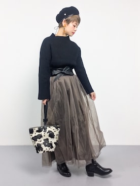 yukiさん(レディース・152cm)の冬コーディネート