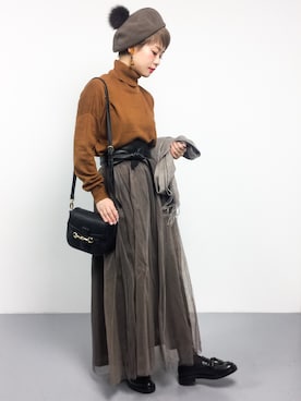 yukiさん（レディース・152cm）の冬コーディネート