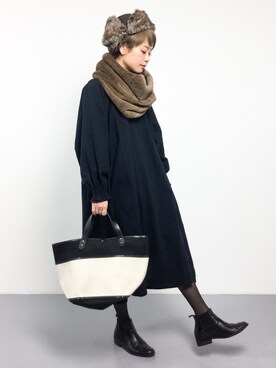 yukiさん(レディース・152cm)の冬コーディネート