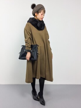 yukiさん（レディース・152cm）の冬コーディネート