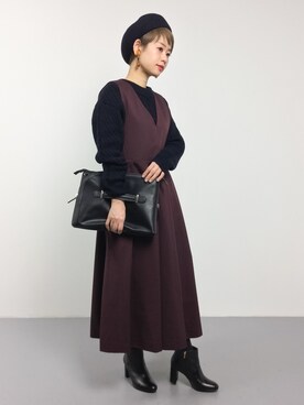 yukiさん(レディース・152cm)の冬コーディネート