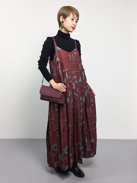 「BASE（ベース）のアイテム」を使った、yukiさん（レディース・152cm）の冬コーディネート