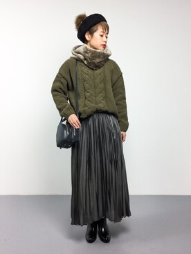 yukiさん（レディース・152cm）の冬コーディネート