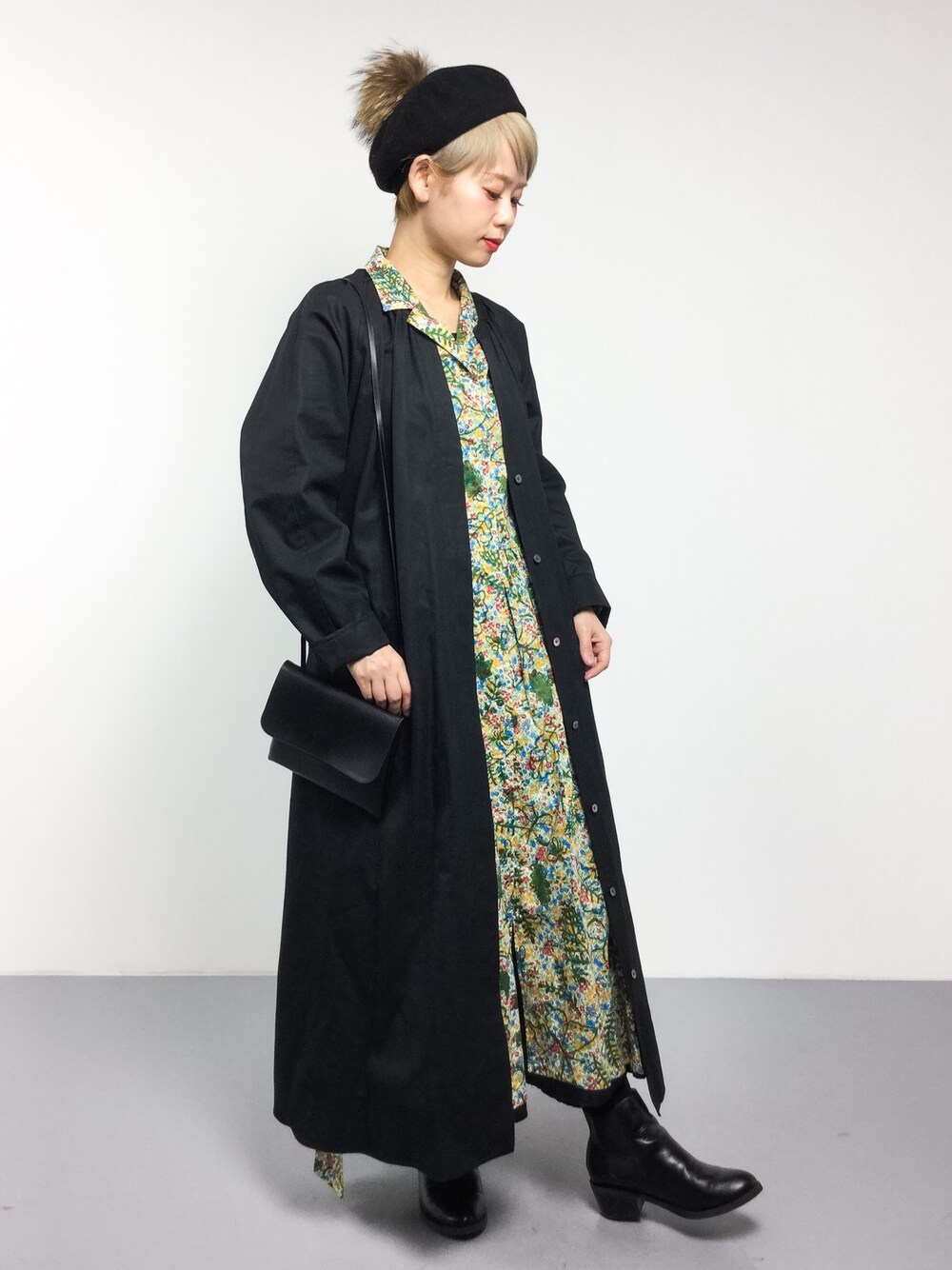yukiさんの「＜H＞COTTON TWILL RIBBON DRESS COAT/ﾜﾝﾋﾟｰｽ（BEAUTY&YOUTH UNITED ARROWS）」を使ったコーディネート
