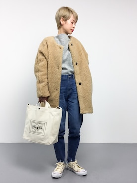 yukiさん（レディース・152cm）の冬コーディネート