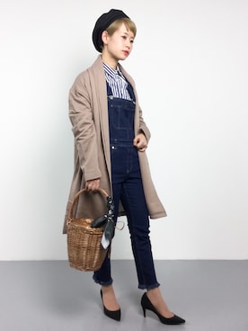 「Another Edition（アナザーエディション）のアイテム（帽子）」を使った、yukiさん（レディース・152cm）の冬コーディネート