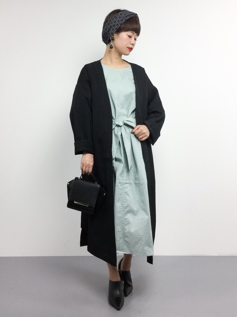 OSMOSIS - 【新品タグ付き】オズモーシス osmosis 配色ドロップショルダーライトコート OSMOSIS - オズモーシス ドロップショルダーライトコートの通販