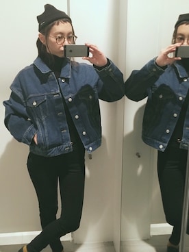 「SAINT JAMES（セントジェームス）のアイテム（帽子）」を使った、chanöさん（レディース・162cm）の春コーディネート