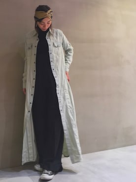 「UNDERCOVER（アンダーカバー）のアイテム」を使った、chanöさん（レディース・162cm）の春コーディネート