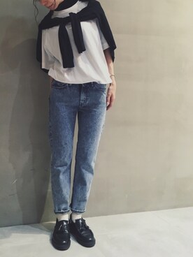 「BLACK GOLD（ブラックゴールド）のアイテム」を使った、chanöさん（レディース・162cm）の夏コーディネート