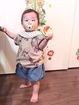 なな✿こうさん（キッズ・70cm）の夏コーディネート
