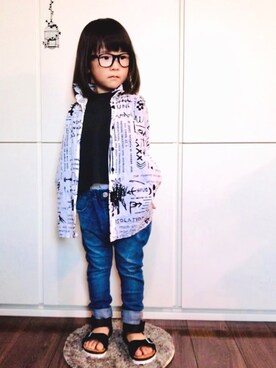 なな✿こうさん（キッズ・100cm）の夏コーディネート