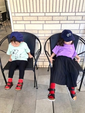 なな✿こうさん（キッズ・100cm）の夏コーディネート