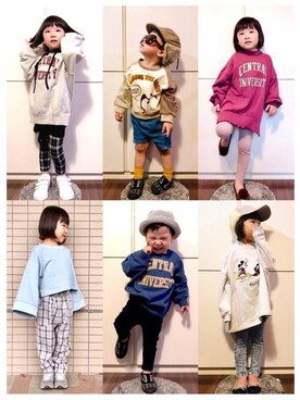 なな✿こうさん（キッズ・100cm）の秋コーディネート