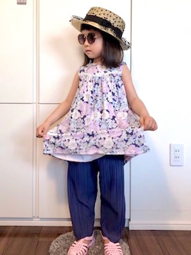 なな✿こうさん(キッズ・110cm)の春コーディネート