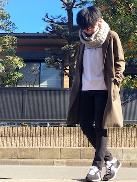 るるさん（メンズ・170cm）の冬コーディネート