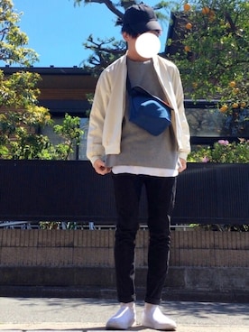 「Manhattan Portage」｜「アイテム（その他）」を使った、るるさん（メンズ・171cm）の春コーディネート